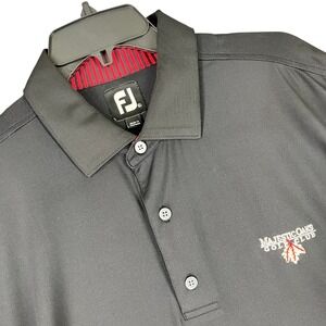 FootJoy Majestic Oaks Golf Club Moisture Wicking Performance Polo Shirt Mens XL